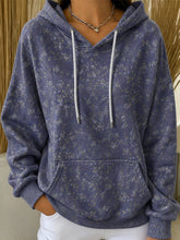 Vintage Floral Hoodie Long Sleeve Hoodie