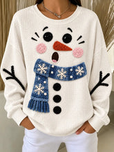 Casual Christmas Snowman Crew Neck Long Sleeve Sweatshirt Casual Christmas Snowman Crew Neck Long Sleeve Sweatshirt Casual Christmas Snowman Crew Neck Long Sleeve Sweatshirt