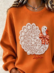 Turkey Casual Regular Fit Printing Sweatshirt