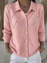 Women Casual Abstract Long Sleeve Comfy Vintage Printing Cardigan