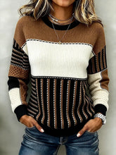Casual Abstract Crew Neck Long Sleeve Sweatshirt
