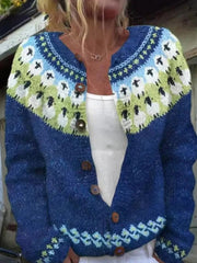 Fresh Blue Long Sleeve Cardigan
