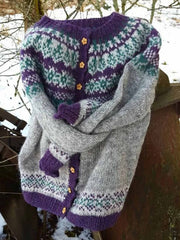 Vintage Button Down Cozy Sweater Cardigan