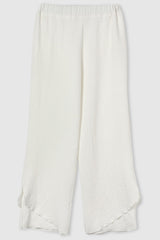 Ladies Solid Color Stretch Casual Loose Pants
