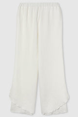 Ladies Solid Color Stretch Casual Loose Pants