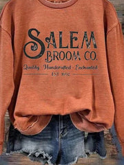 Loose Text Letters Print Casual Sweatshirt