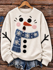 Casual Christmas Snowman Crew Neck Long Sleeve Sweatshirt Casual Christmas Snowman Crew Neck Long Sleeve Sweatshirt Casual Christmas Snowman Crew Neck Long Sleeve Sweatshirt