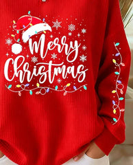 Casual Simple Text Letters Mock Neck Long Sleeve Sweatshirt