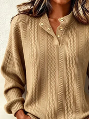 Casual Abstract Stand Collar Long Sleeve Sweatshirt