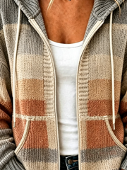 Women's Fall Art Print Urban Casual Coat
