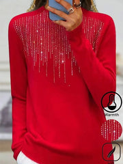Plain Holiday Long Sleeve Comfy Casual Sweater