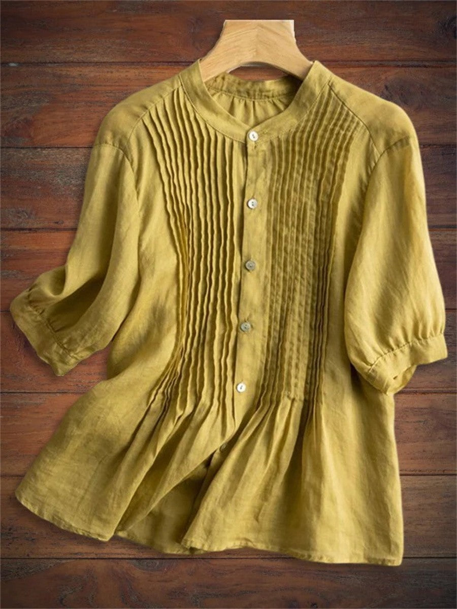 Cotton Round Neck Half Sleeve Comfy Shirt