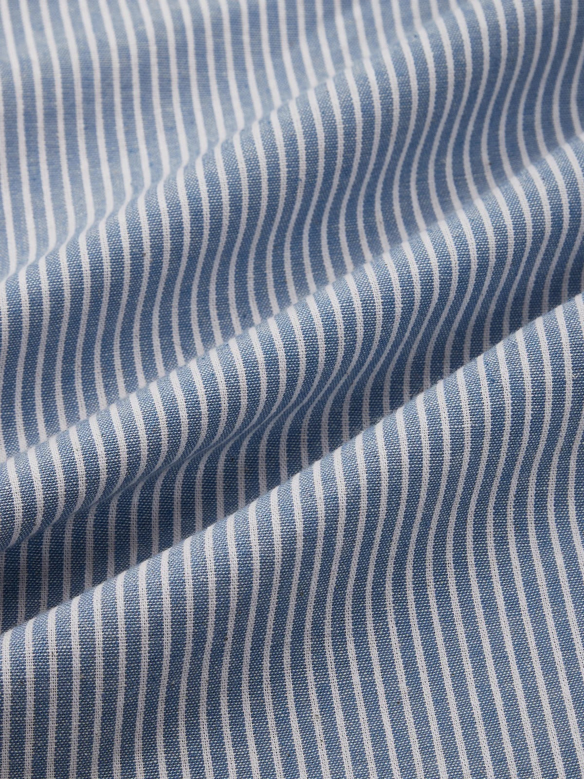 Women's Shirt Collar Short Sleeve Striped Regular Loose Blouse